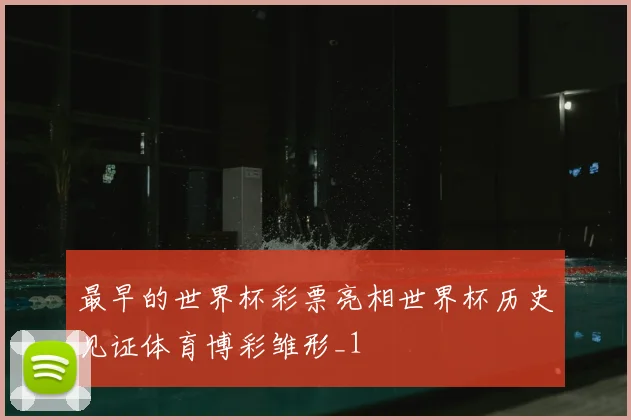 最早的世界杯彩票亮相世界杯历史见证体育博彩雏形_1